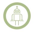 Icon depicting a robot.