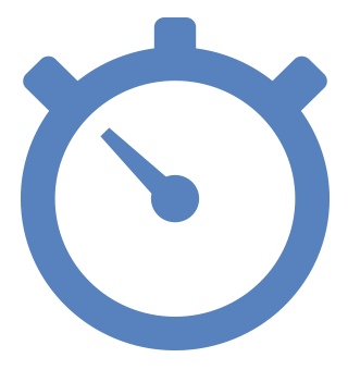 MTTR icon of a stopwatch