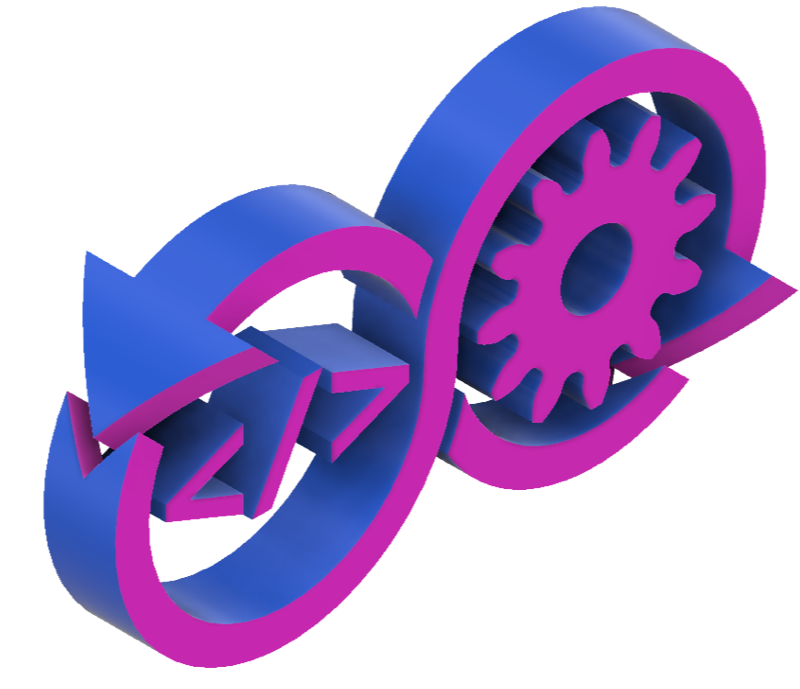 3D Illustration of DevOps icon